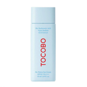 واقي شمس tocobo spf 50 + PA++++ المائي الحيوي لترطيب وحماية البشرة من الشمس بتركيبة خفيفة وسريعة الامتصاص